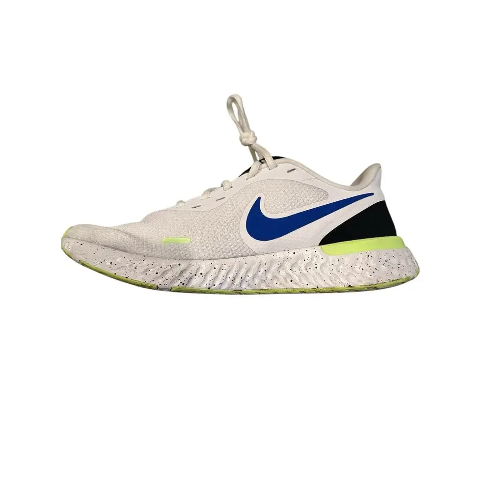 Nike Mens Revolution 5 CW5846-100 White Running Shoes Sneakers Size 9.5